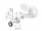 Flywheel magneto - Piaggio Beverly 400 ie Tourer 2008