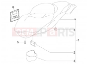 Saddle/seats - Piaggio Beverly 400 ie Tourer 2008
