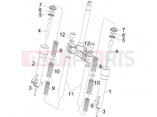Fork's components (Escorts) - Piaggio BV 250 Tourer 2008 (U.S.A.)
