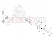 PIAGGIO BV 350 4T 4V ie E4 ABS ( USA / CA ) Rocking levers support unit