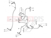 PIAGGIO BV 500 ( USA / CA ) Brake pipes