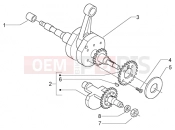 PIAGGIO BV 500 ( USA / CA ) Crankshaft