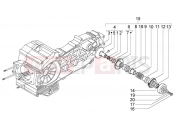 PIAGGIO BV 500 ( USA / CA ) Driven pulley