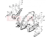 PIAGGIO BV 500 ( USA / CA ) Passenger footrest