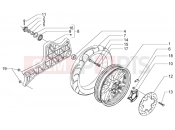 PIAGGIO BV 500 ( USA / CA ) Rear wheel