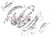 PIAGGIO BV 500 ( USA / CA ) Side coverings-spoiler