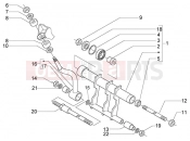 PIAGGIO BV 500 ( USA / CA ) Swinging arm