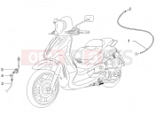 PIAGGIO BV 500 ( USA / CA ) bowden