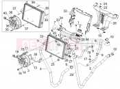 Cooling system - Piaggio Carnaby 125 2009