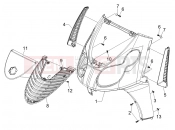 Front shield - Piaggio Carnaby 125 2009