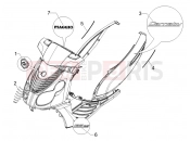 Plates - Emblems - Piaggio Carnaby 125 2009