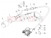 Supply system - Piaggio Carnaby 125 2009