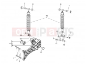 PIAGGIO Carnaby 200 Rear suspension - Shock absorber/s