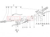 Handlebars - Master cil. - Piaggio Fly 125 2006