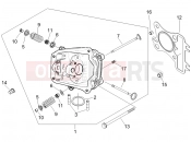 Head unit - Valve - Piaggio Fly 125 2006