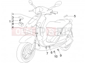 Main cable harness - Piaggio Fly 125 2006