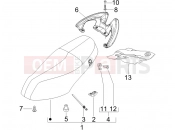 Saddle/seats - Piaggio Fly 125 2006