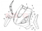 PIAGGIO Fly 125  Front shield