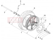PIAGGIO Fly 125  Front wheel