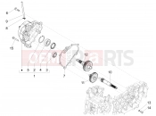 Reduction unit - Piaggio Fly 125 4T/3V ie 2012