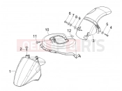 PIAGGIO Fly 150 Wheel huosing - Mudguard