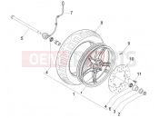 Front wheel - Piaggio Fly 150 2009