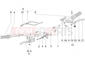 Handlebars - Master cil. - Piaggio Fly 150 2009