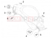 Selectors - Switches - Buttons - Piaggio Fly 150 2009
