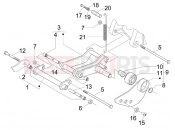 Swinging arm - Piaggio Fly 150 2009