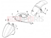 PIAGGIO Fly 150 Wheel huosing - Mudguard