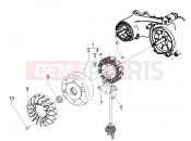Flywheel magneto - Piaggio Fly 50 4T 2010
