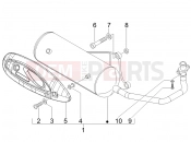 Silencer - Piaggio Fly 50 4T 2010