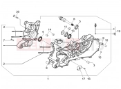 Crankcase - Piaggio Fly 50 4T 2011