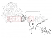 Driving pulley - Piaggio Fly 50 4T 2011