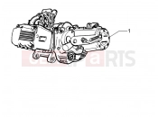 Engine, assembly - Piaggio Fly 50 4T 2011