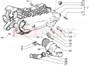 PIAGGIO Free 100 Clutch cover