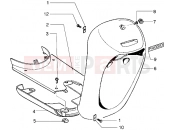 PIAGGIO Free 100 Front shield-Footboard-Spoiler