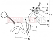 PIAGGIO Free 100 Handlebars component parts