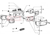 PIAGGIO Rear tail lamp