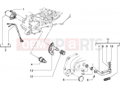 PIAGGIO Starting motor-starter lever