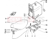 PIAGGIO Free PPTT Saddle-Rear carrier