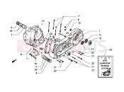 Crankcase - Piaggio Hexagon GT