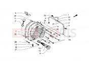 Crankcase cover - Piaggio Hexagon GT