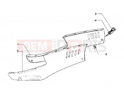 Lower side panels - Piaggio Hexagon GT