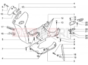 Front shield-Footboard-Spoiler - Piaggio Liberty 125