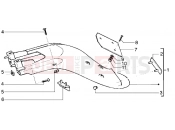 Rear mudguard - Piaggio Liberty 125