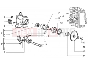 Rocker levers support - Piaggio Liberty 125