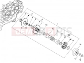 Driven pulley - Piaggio Liberty 125 4T 2V 2012