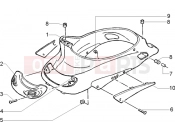 PIAGGIO Liberty 125 La Poste Central protection