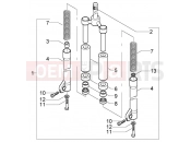 PIAGGIO Liberty 125 La Poste Front wheel suspension